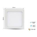 Plafoniera Pannello Led Slim Montaggio a Plafone Quadrato 90X90X24mm 6W 6000K SKU-4909