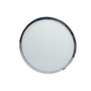 Plafoniera Pannello Led Slim Rotondo Montaggio a Plafone 18W 3000K Cromato SKU-6370