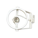 Portafaretto Supporto Faro Per Binario Monofase Con Attacco E27 PAR38 Orientabile Spot Colore Bianco SKU-3569