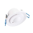 Sensore di Movimento a Microonde 300W 360° Orientabile Montaggio a Incasso Colore Bianco SKU-23165