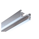 Solo Binario Guida Monofase Da 1 Metro Colore Bianco Per Allungamento Senza Connettore Alimentazione e Tappi Chiusure