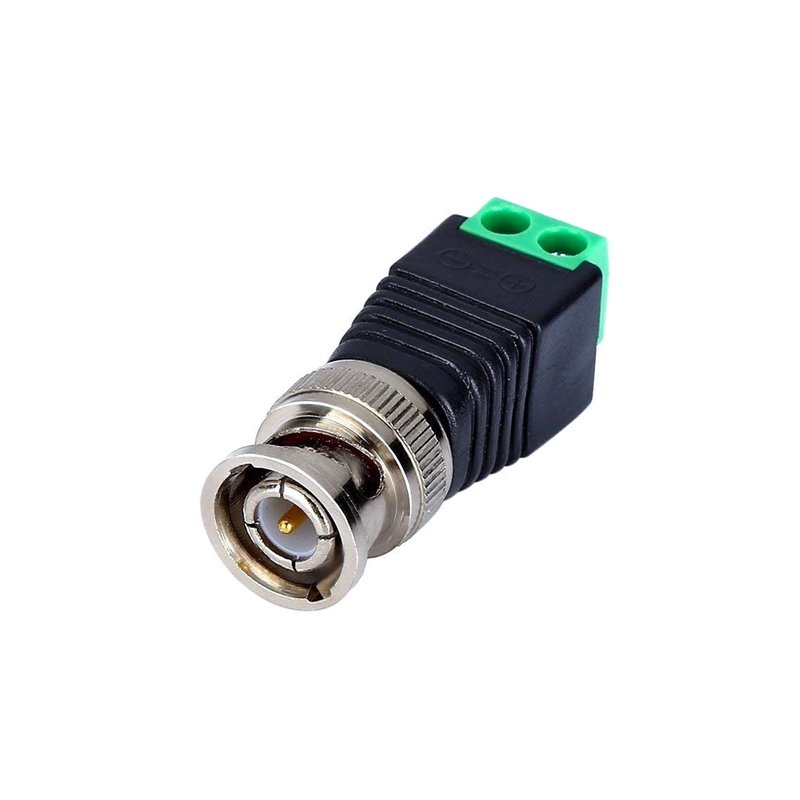 1 PZ Spinotto Connettore BNC Maschio Con Morsetto A Vite Per Telecamere DVR Videosorveglianza CCTV