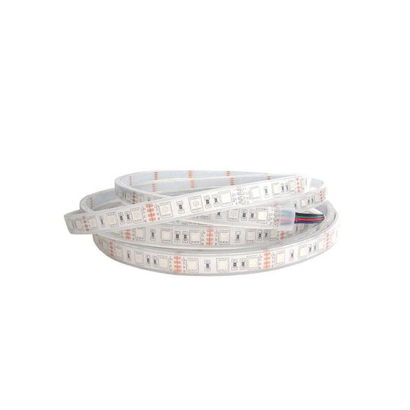 Striscia Strip Bobina Striscia Led Impermeabile IP68 Colore RGB Con 300 Smd 5050 5 Metri