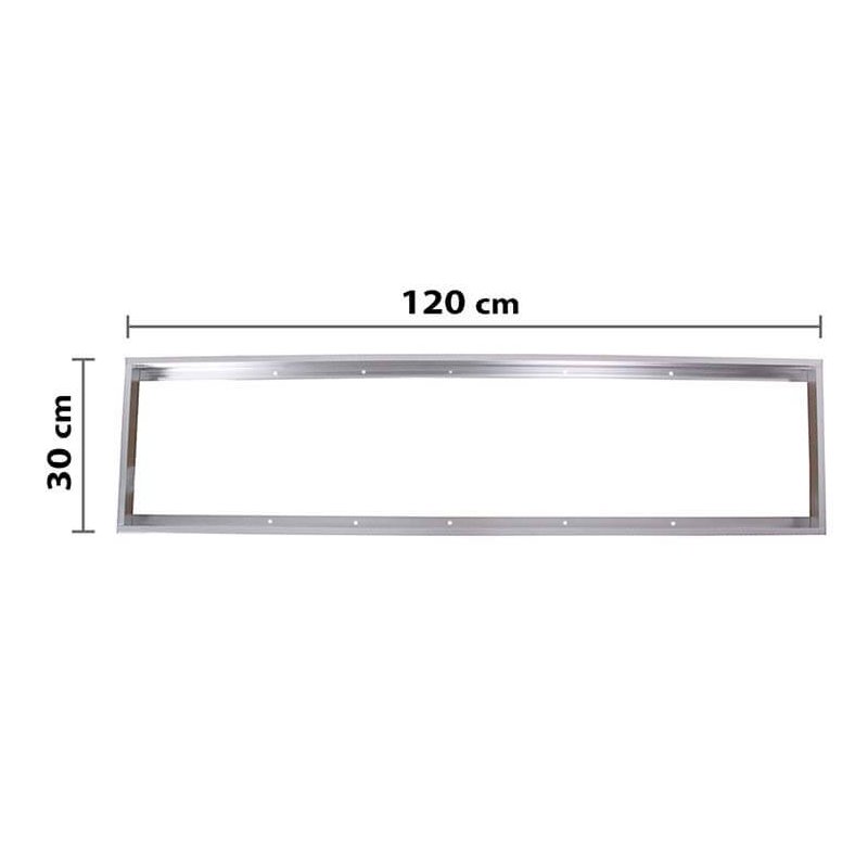 Struttura Telaio Supporto Cornice Per Montaggio Pannello Led 120X30cm SKU 6708