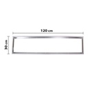 Struttura Telaio Supporto Cornice Per Montaggio Pannello Led 120X30cm SKU 6708