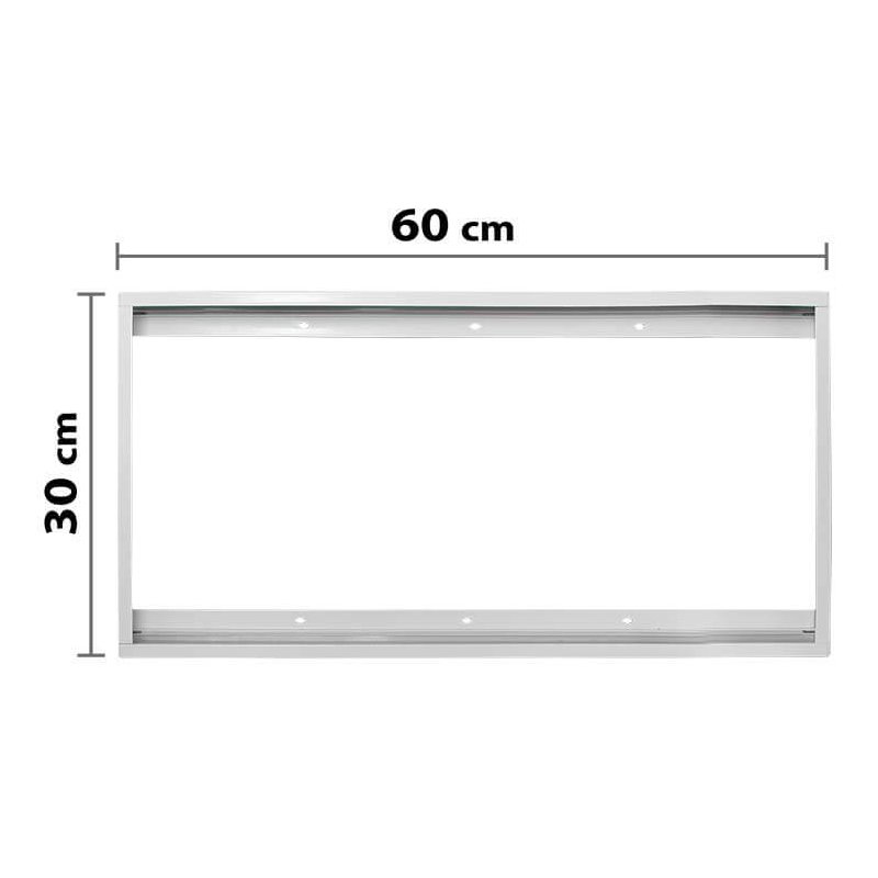 Struttura Telaio Supporto Cornice Per Montaggio Pannello Led 60X30cm