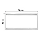 Struttura Telaio Supporto Cornice Per Montaggio Pannello Led 60X30cm