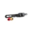 Telecamera Retromarcia Portatarga Infrarossa Stagna IP65 7 Led 12V Per Auto