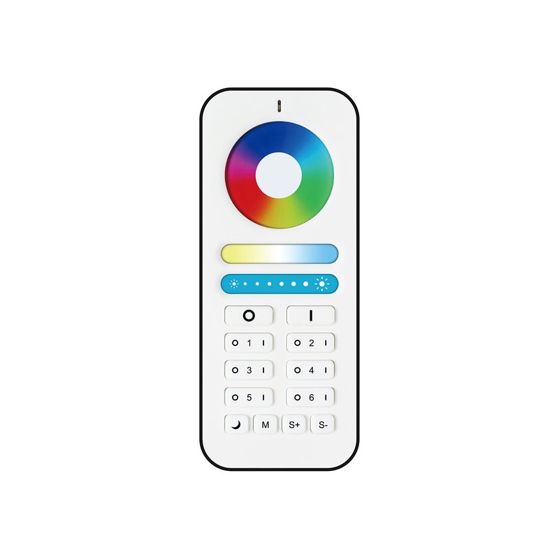 [SH5717] Telecomando RF 2.4GHz Radiocomando 5 in 1 RGB+CCT Per 6 Zone 9 Modalità