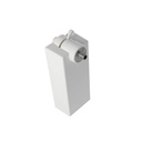 Testa Alimentazione Con Box Led Driver Colore Bianco Per Faro Led Binario Mono Fase CB0070 CB7170 CB7270 CB7370