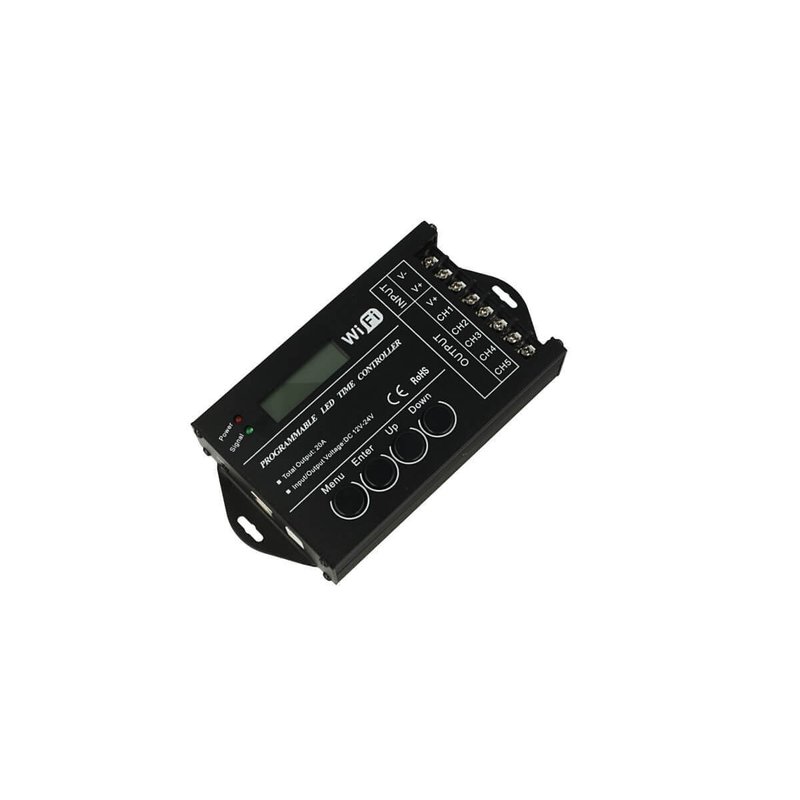 [CL8810] Centralina Led Timer Alba Tramonto 12V 24V 20A WIFI Time Led Controller Per Acquari Canarini Serre TC421