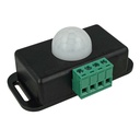 Sensore Di Movimento PIR Rilevatore Di Presenza 12V 24V 6A Colore Nero Timer Ritardo Regolabile Da 1 A 10 Minuti Per Striscia Led