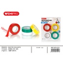 4 Pezzi Nastro Isolante Colorato 18mmX15m