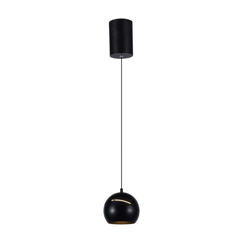 Lampadario LED a Sospensione 8.5W 850lm a Forma di Campana Colore Nero D120mm 3000K SKU-7998