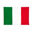 Bandiera Italia 145x90 cm, tricolore in poliestere con passante per asta