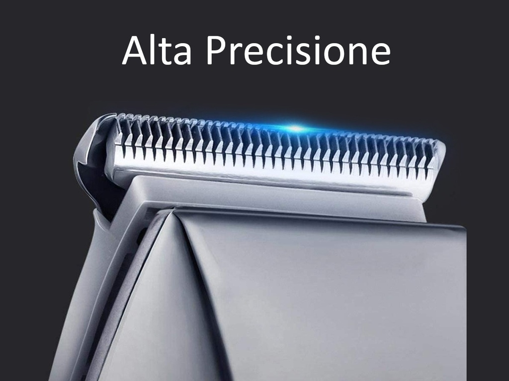GEMEI GM-802 Tagliacapelli Elettrico Professionale Display Batteria Litio Ricarica Veloce