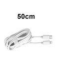Cavo USB Type-C a Lightning 50cm bianco, ricarica rapida fino a 27W