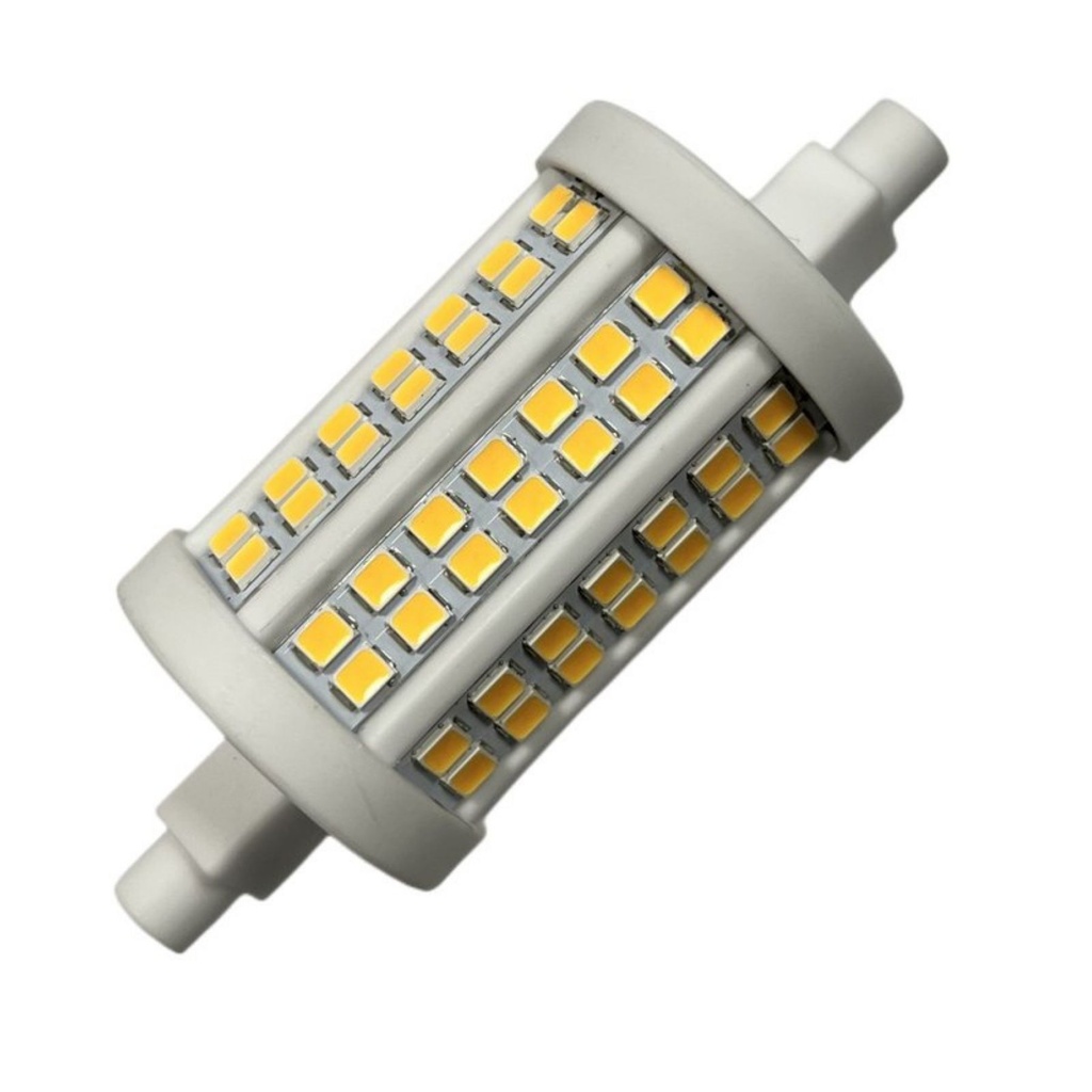 Lampadina Led R7S 78mm SMD 220V 15W 140LM/W Bianco Neutro 4000K >80 360° Triac Dimmer IP20 2100 Lumen