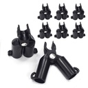 Set 8 Connettori Traliccio 11 mm Snodabili 70° con Forchetta