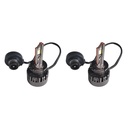 2 Pezzi Lampade LED D4S D4R 35W 12V 7000lm 6000K Plug Play Più Luminoso dello Xenon Originale