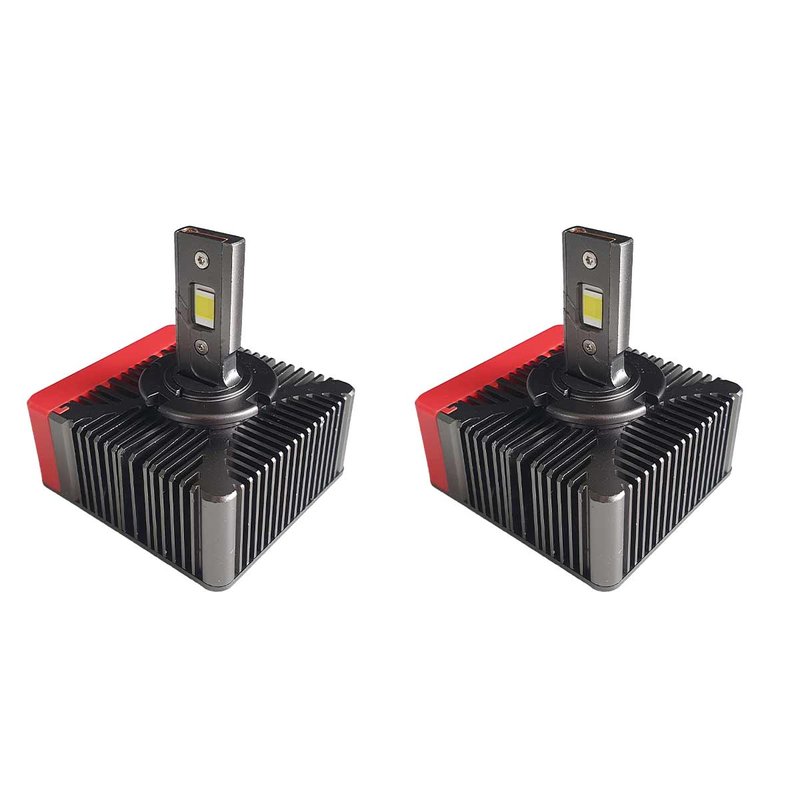 2 Pezzi Lampade LED D5S D5R 35W 12V 7000lm 6000K Plug Play Più Luminoso dello Xenon Originale