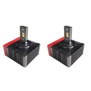 2 Pezzi Lampade LED D5S D5R 35W 12V 7000lm 6000K Plug Play Più Luminoso dello Xenon Originale