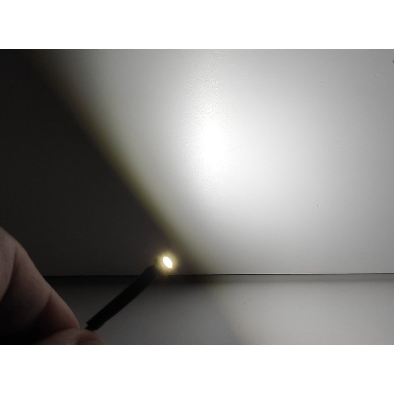 10 Pezzi Micro Mini Lampada Led Con Filo 12V Smd 3528 Colore Bianco Luci Spia Per Auto Jeep