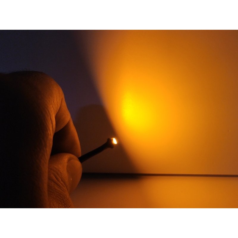 10 Pezzi Micro Mini Lampada Led Con Filo 12V Smd 3528 Colore Giallo Luci Spia Per Auto Jeep