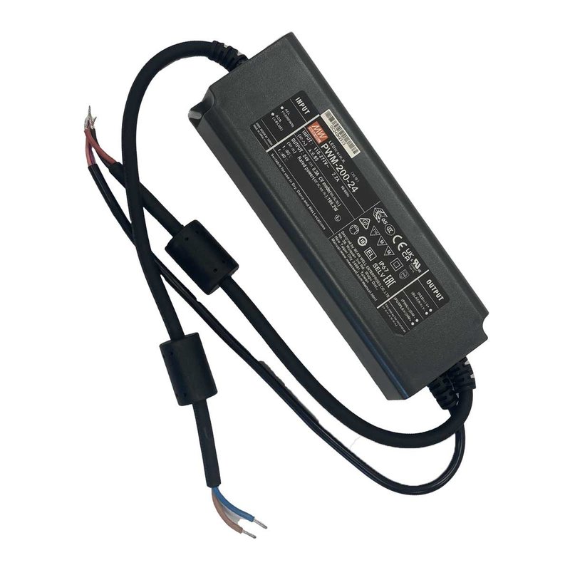 Alimentatore Led MW MEAN WELL PWM-200-24 Dimmerabile 200W 24V 8,3A IP67 Dimming 3 in 1 0-10V 10V PWM Resistance