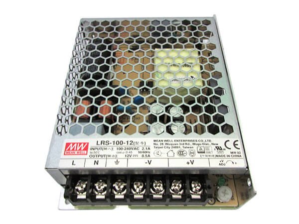 Alimentatore MW MEAN WELL CV 100W 8,5A LRS-100-12 Trasformatore Da AC 220V A DC 12V Per Luce Led Input 220V e 110V