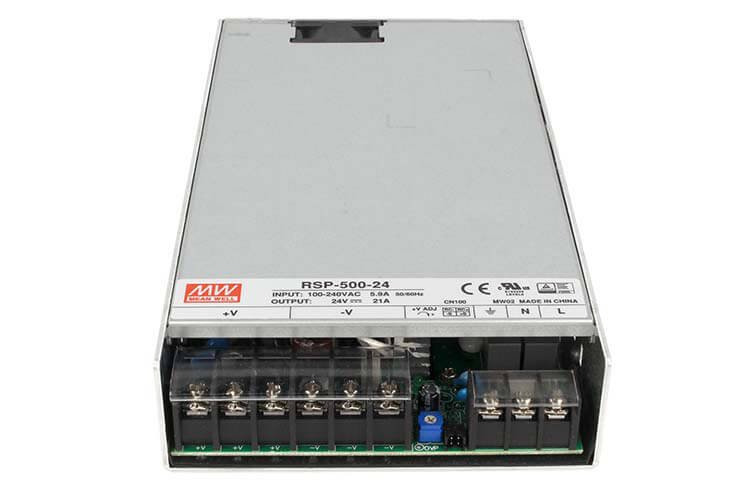Alimentatore MW MEAN WELL CV Trasformatore RSP-500-24 500W 24V 21A