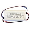 MW MEAN WELL APV-16-24 Alimentatore 16W 24V 0,67A IP30 Input 220V e 110V