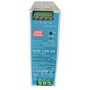 MW MEAN WELL EDR-120-24 Alimentatore Guida DIN 120W 24V 5A Input 220V e 110V
