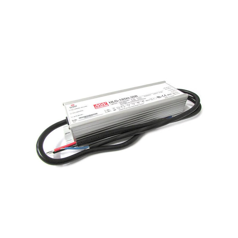 MW MEAN WELL HLG-185H-12B Led Driver Corrente Costante CC 13A 6-12VDC Alimentatore Voltaggio Costante CV 12V 156W Dimmerabile 1-10V PWM