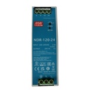 MW MEAN WELL NDR-120-24 Trasformatore Rotaia Industriale 24V 120W 5A Barra Guida DIN Rail Power Supply Input 220V 110V