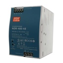 MW MEAN WELL NDR-480-48 Trasformatore Rotaia Industriale 48V 480W 10A Barra Guida DIN Rail Power Supply Input 220V 110V