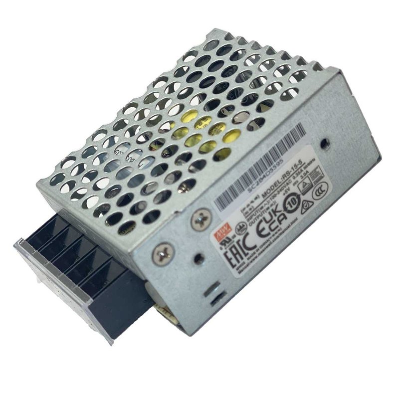 MW MEAN WELL RS-15-5 Alimentatore CV 15W 5V 3A IP20 Input 220V e 110V