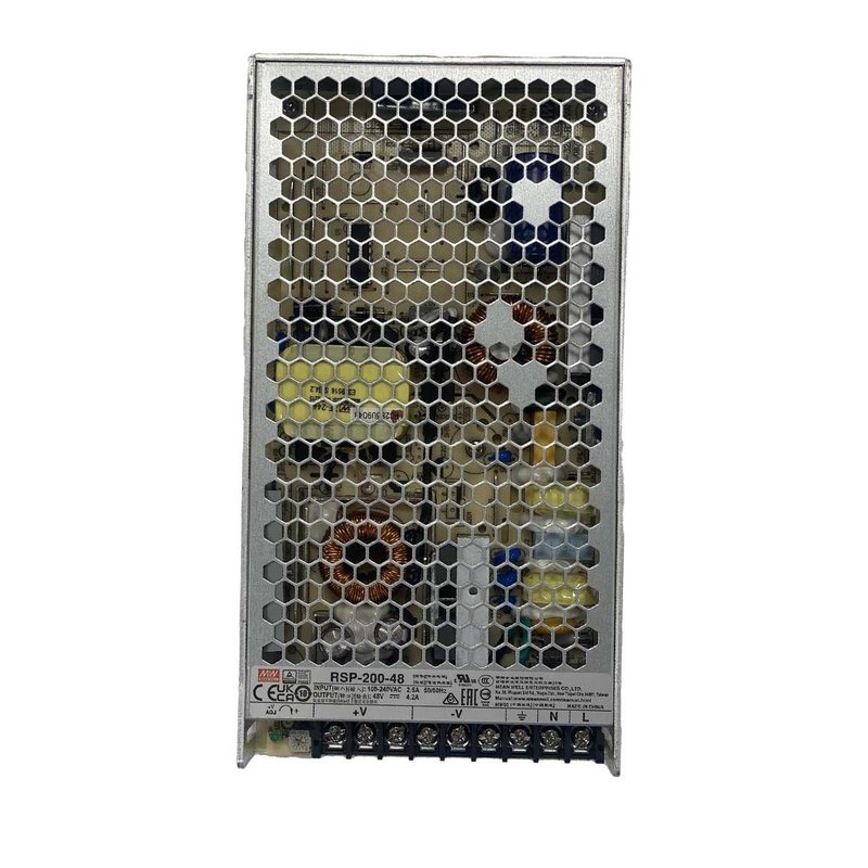 MW MEAN WELL RSP-200-48 Alimentatore Led 200W 48V 4,2A Senza Ventola Input 220V e 110V