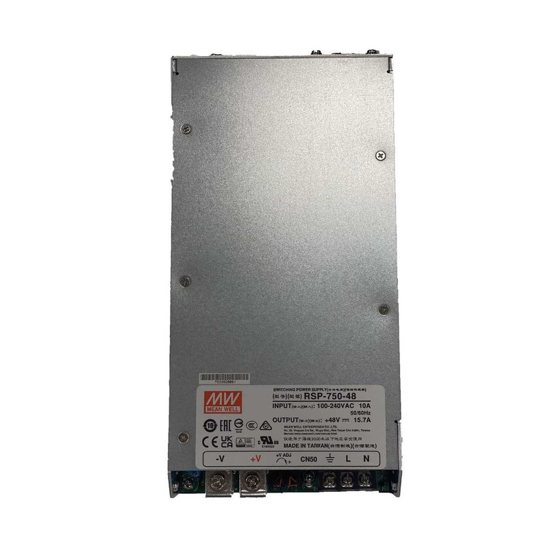 MW MEAN WELL RSP-750-48 Alimentatore Led 750W 48V 15,7A Senza Ventola Input 220V e 110V