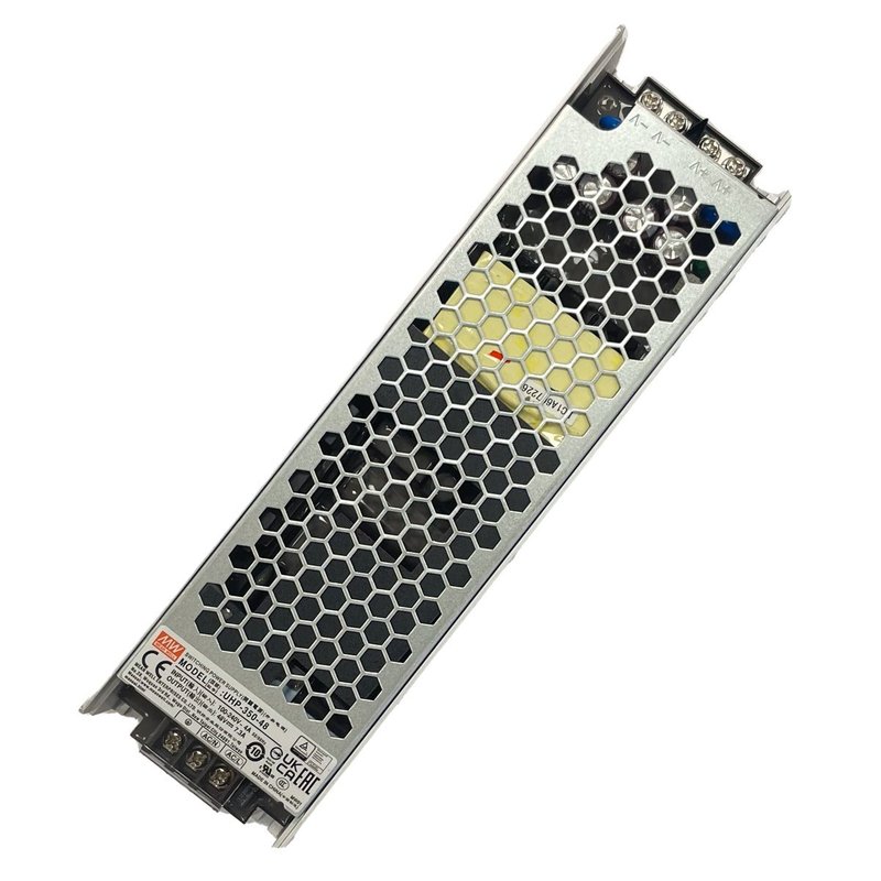 [MW-UHP-350-48] MW MEAN WELL UHP-350-48 Alimentatore CV 350W 48V 7,3A Senza Ventola Input 220V 110V