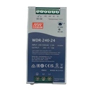 MW MEAN WELL WDR-240-24 Alimentatore Slim DIN Rail 240W 24V 10A Input 180-550V