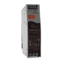 MW MEAN WELL WDR-60-24 Alimentatore Slim DIN Rail 60W 24V 2,5A Input 180-550V