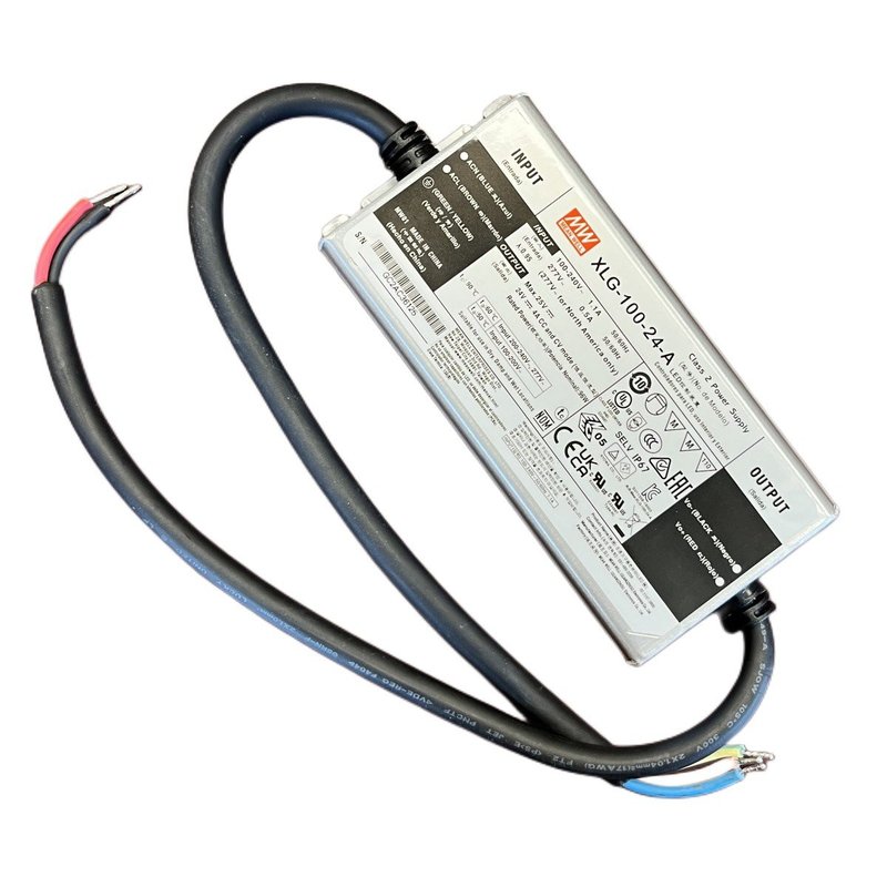 MW MEAN WELL XLG-100-24-A Alimentatore IP67 100W 24V 4A Input 220V 110V