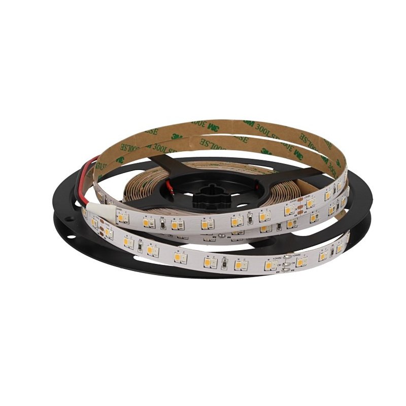 24V Bobina Striscia Striscia LED Rossa per Macelleria Banco Carni 20W/M 700 SMD 2835 5 Metri