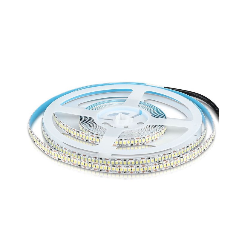 Bobina Striscia Led 1200 SMD 2835 12V 18W/M Bianco Freddo 6000K IP20 5 Metri SKU-212166
