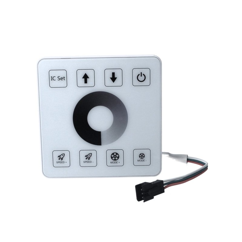 [BLD8601] Kit Controller Centrlina Per Striscia Led Dinamica Mono Colore IC WS2811 Con Touch