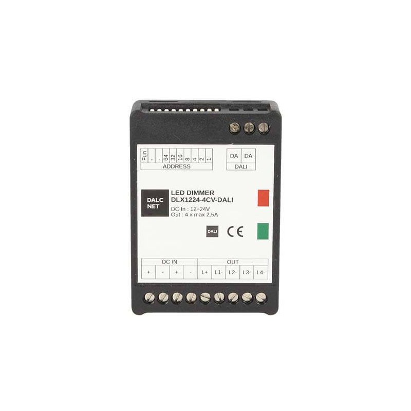 DLX1224-4CV-DALI Led Dimmer Dali 4 Canali RGB RGBW