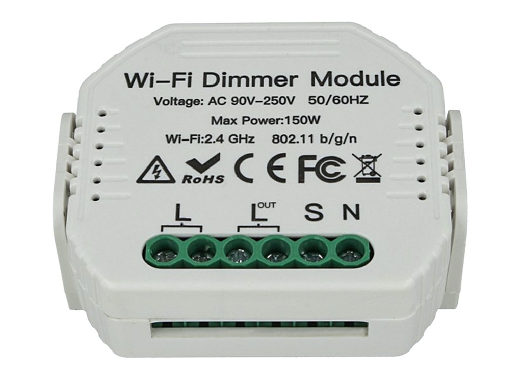 Led Triac Dimmer Taglio Di Fase Con Pulsante Memoria 220V 150W Wifi Smart Modulo Compatibile Con Alexa Google Home