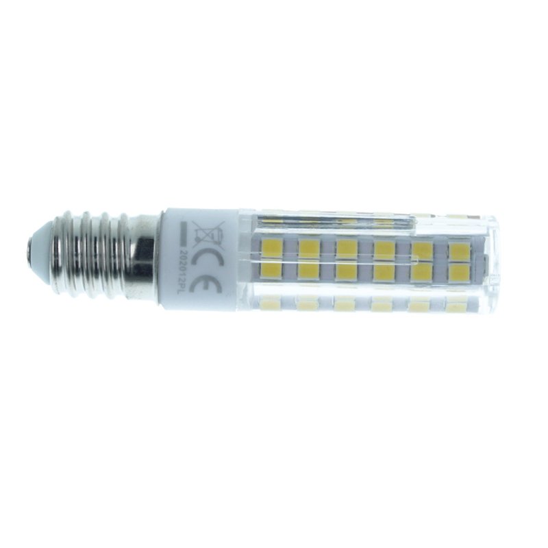 [LC14105C] Lampada A Led E14 Tubolare 5W 430 Lumen, Disponibili 3000K 4200K 6500K (Bianco Caldo 3000K)