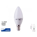 Lampada a Led E14 C37 7W 600LM Forma Goccia Oliva Candela SKU-111, Disponibili 3000K 4000K 6400K